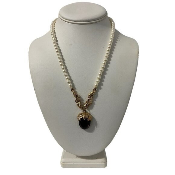Edgar Berebi Jenny Lind Necklace Limited Edition Amethyst Cabochon Grape Pearl - Picture 1 of 11